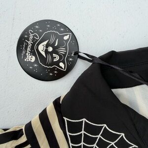 Sourpuss Black and Cream Dress